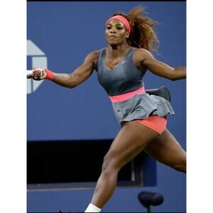 Nike 2013 US Open Serena Williams Knit Tennis Dress Size Small